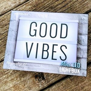 Light up letter sign